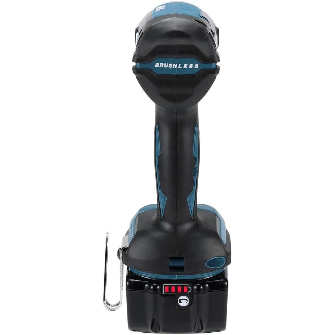Makita DTD153RTJ 18V LXT Brushless Impact Driver Kit – Includes 2 x 5.0Ah Batteries, Fast Charger, and MAKPAC Storage Case